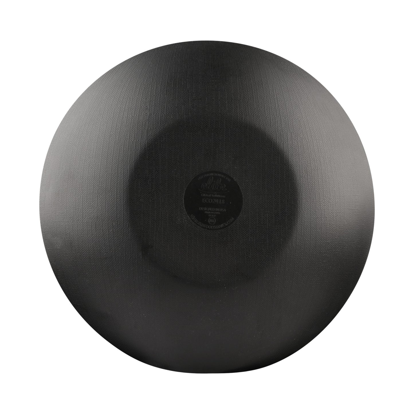 Melamine Round Bowl - Black