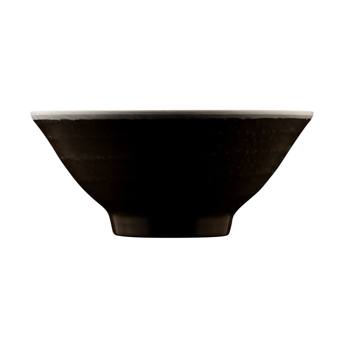 Melamine Bowl - Aubergine Matte Finish Outside/Mushroom Gloss Finish Inside