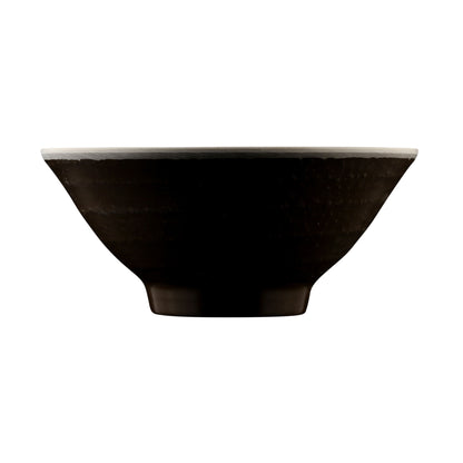 Melamine Bowl - Aubergine Matte Finish Outside/Mushroom Gloss Finish Inside
