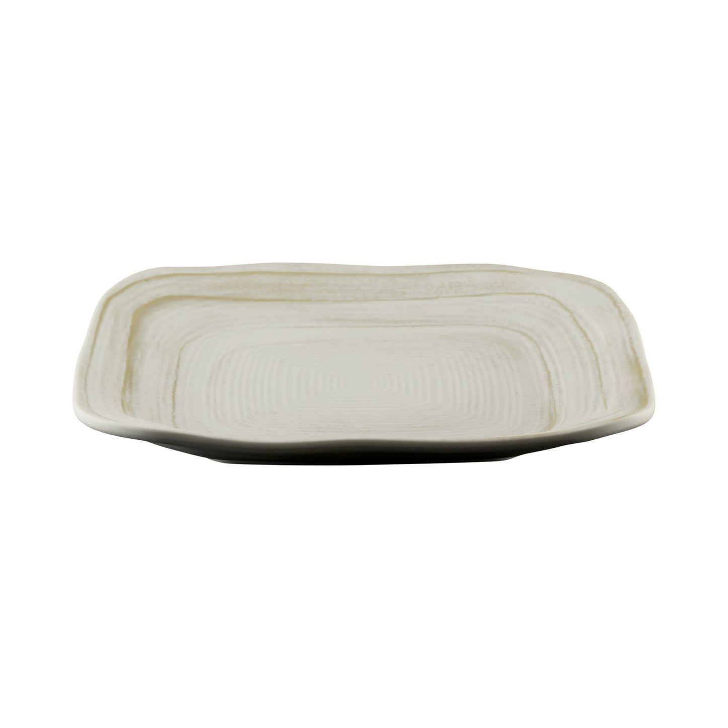 Melamine Irregular Square Plate - Off White Design