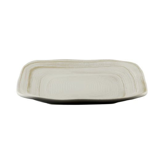 Melamine Irregular Square Plate - Off White Design