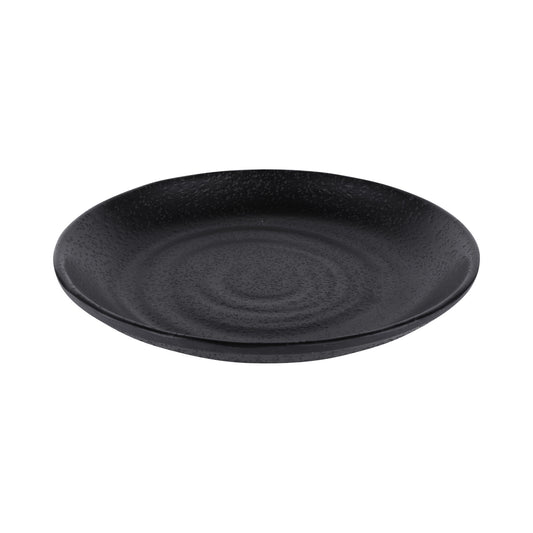 Melamine Round Plate - Black