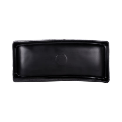 Melamine Rectangular Platter - Coal