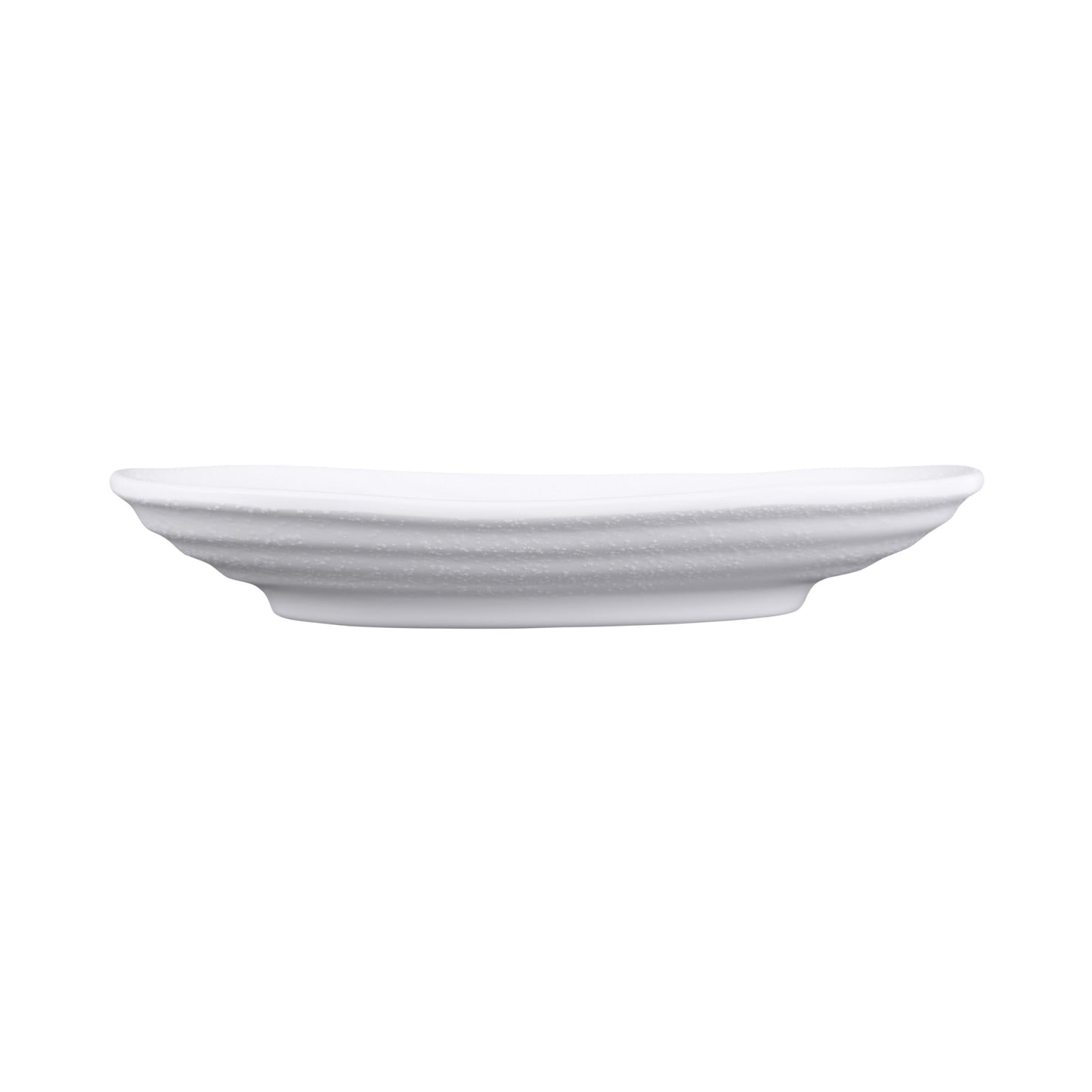 Melamine Deep Oval Plate - White