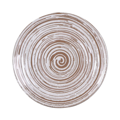 Melamine Round Plate - Stardust Blue