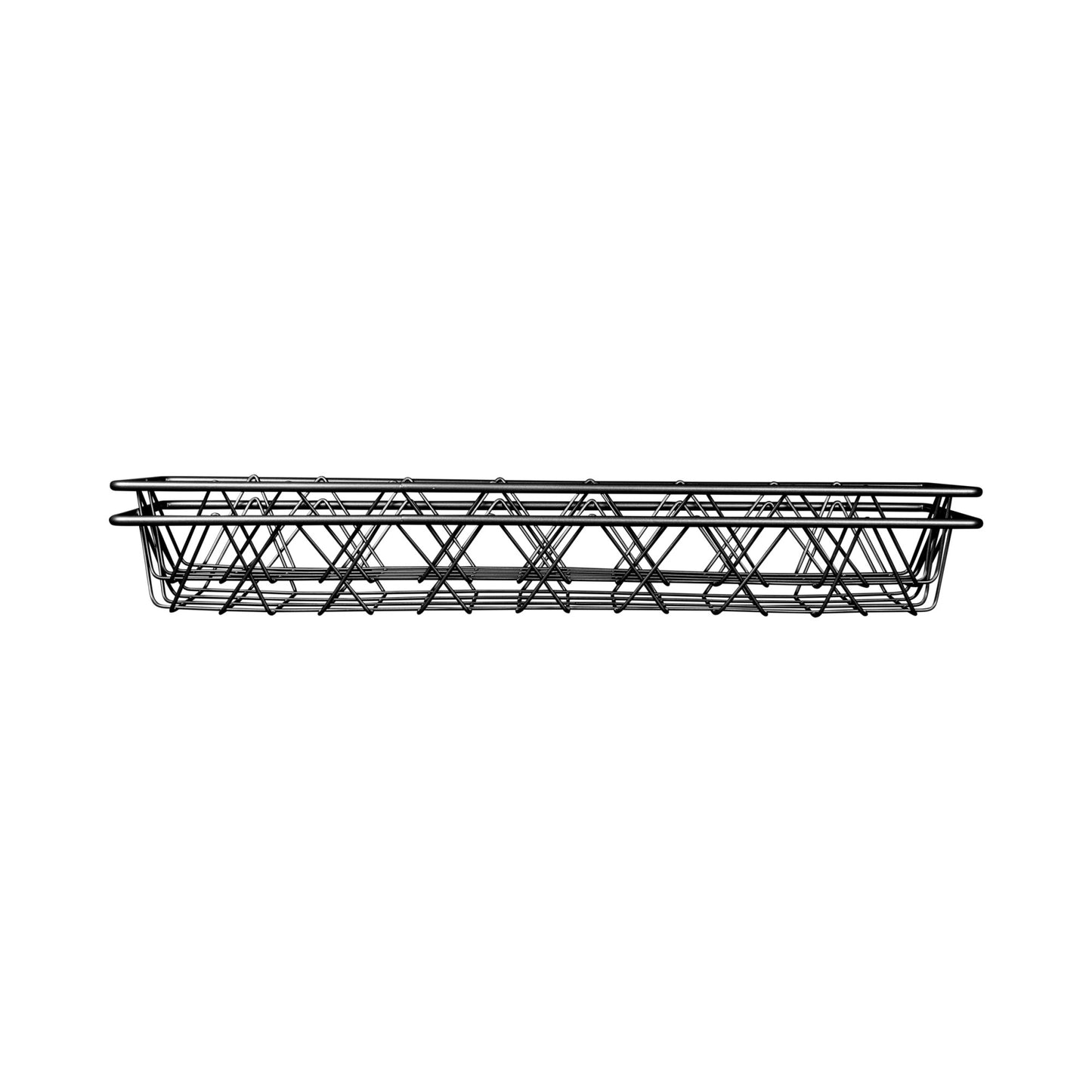 Metal Rectangular Wire Basket - Gunmetal Grey