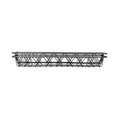 Metal Rectangular Wire Basket - Gunmetal Grey