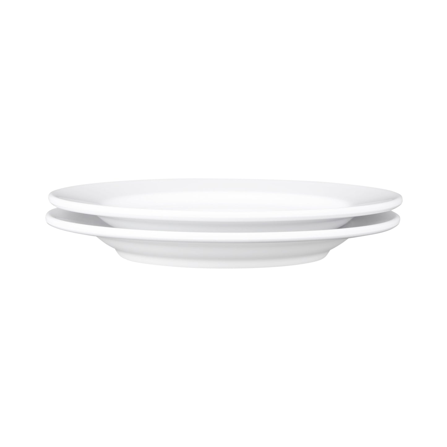 Melamine Round Saucer - White