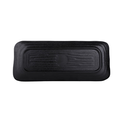 Melamine Rectangular Wave Tray - Black