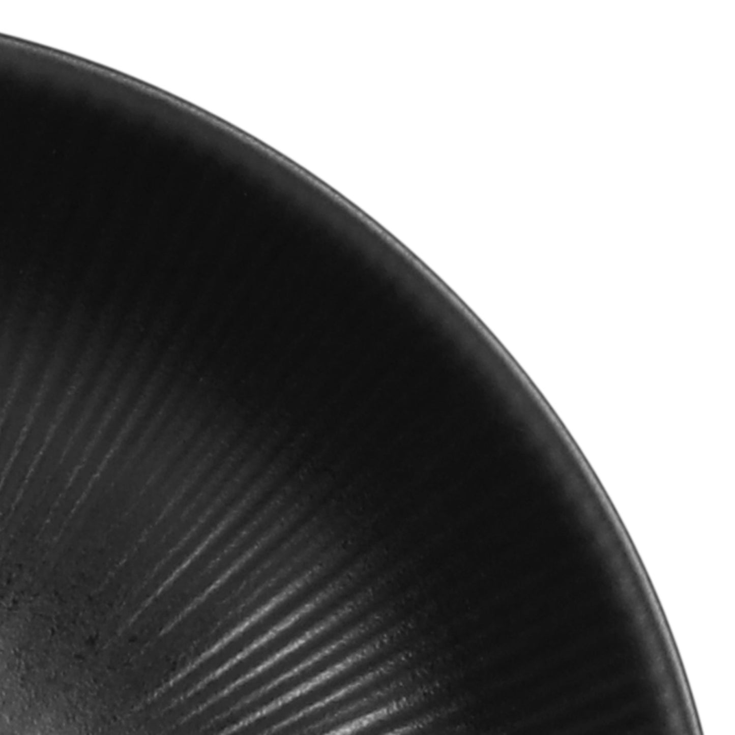 Melamine Round Bowl - Black