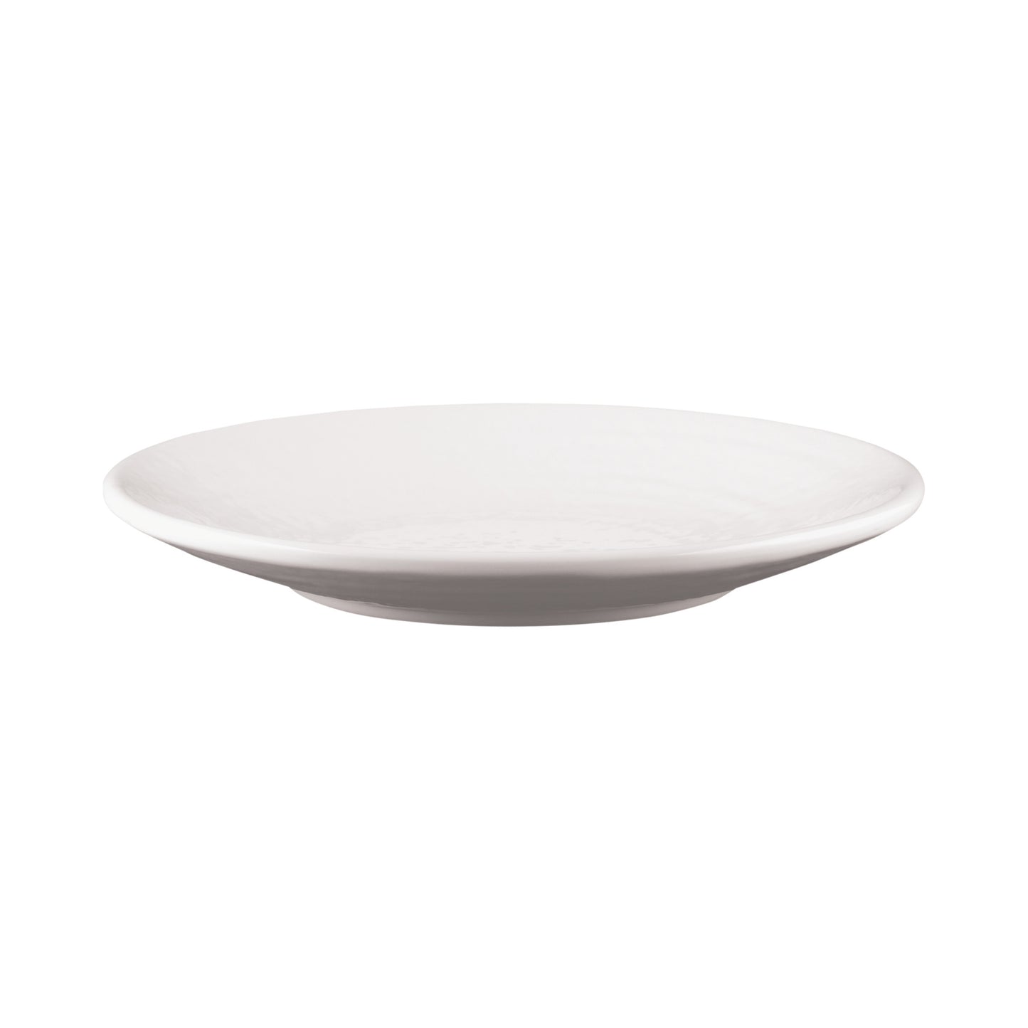 Melamine Round Pebble Plate - White