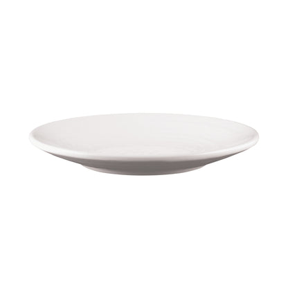 Melamine Round Pebble Plate - White