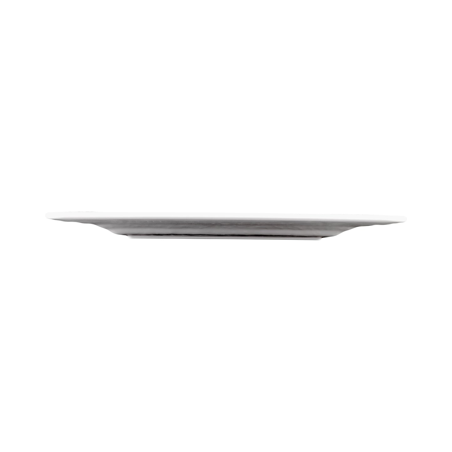 Melamine Square Pebble Plate - White