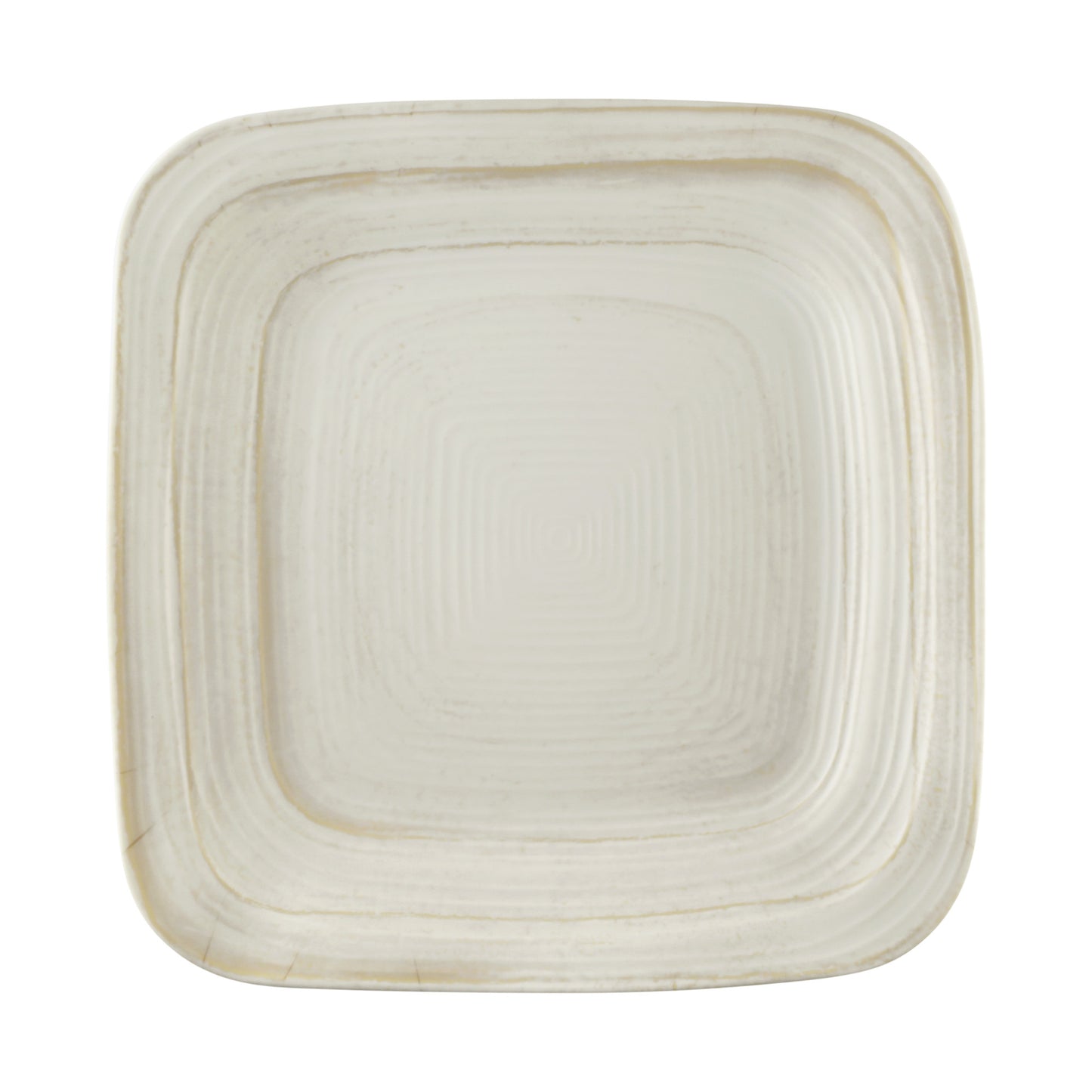 Melamine Irregular Square Plate - Off White Design
