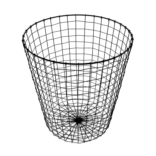 15.75" x 18" H, Iron Powder Coated, Gun Metal Grey, Round Basket, G.E.T Breeze Baskets