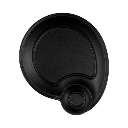 Melamine Square Chip & Dip Plate - Black