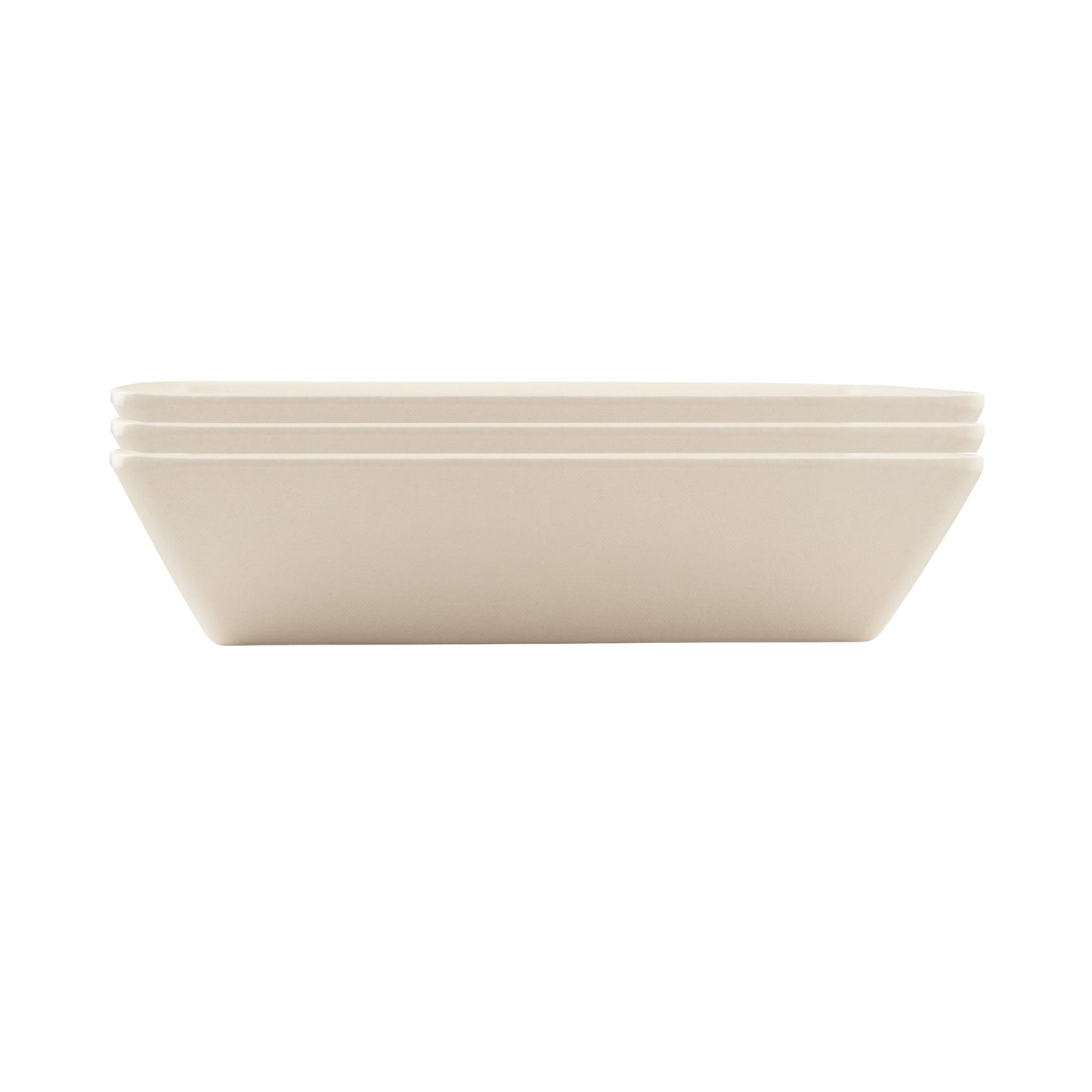 Melamine Rectangular Bowl - Papyrus