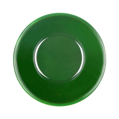 Melamine Round Bowl - Green Glaze