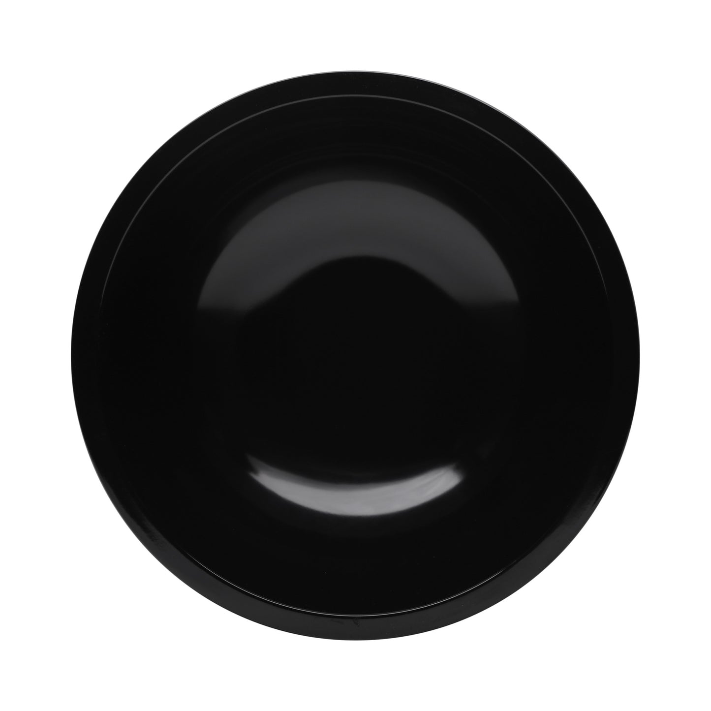 Melamine Round Bowl - Black