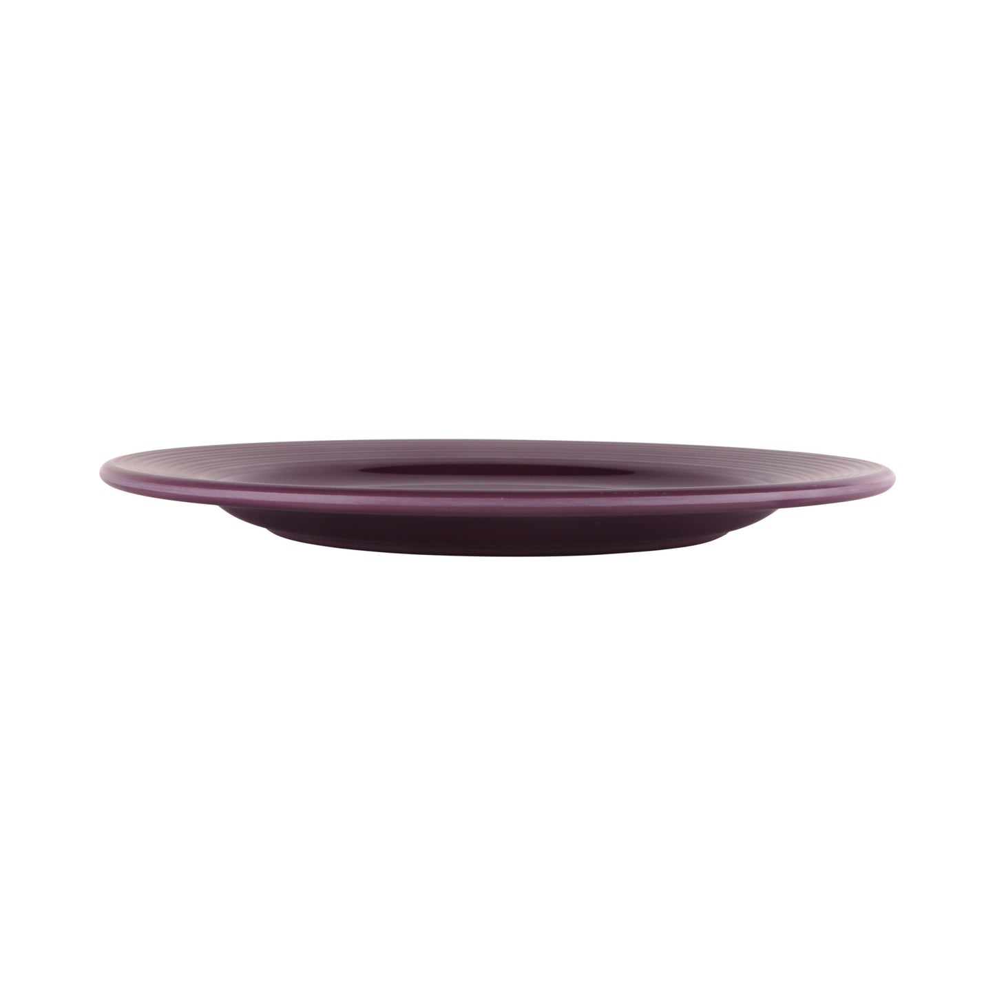 Melamine Round Plate - Purple Glaze