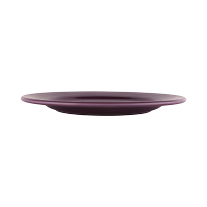 Melamine Round Plate - Purple Glaze