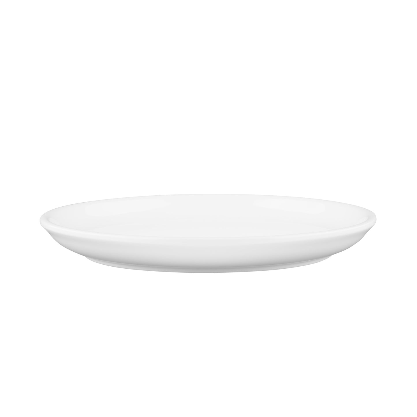 Melamine Round Coupe Plate - White