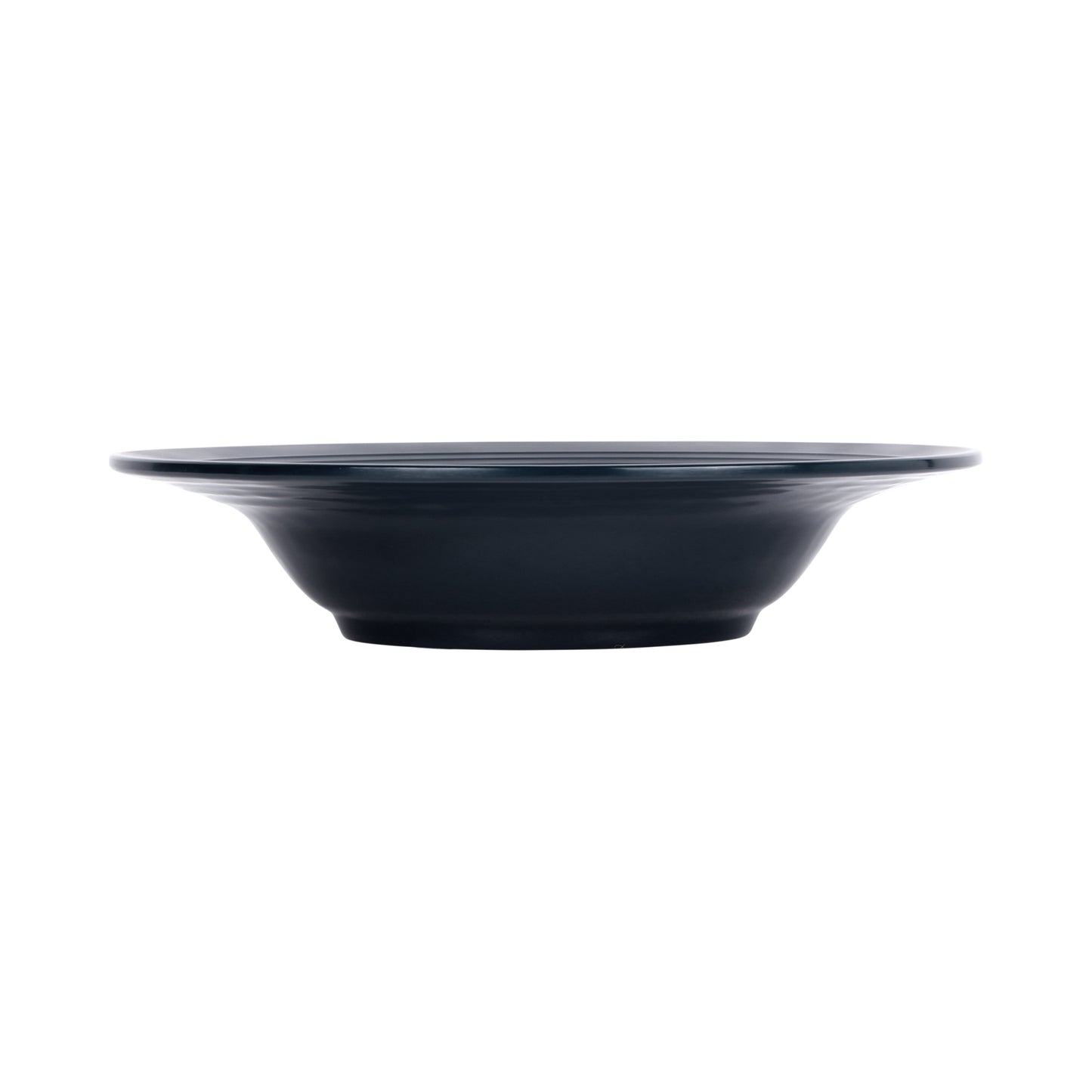 Melamine Round Two-Tone Bowl - Abyss Gloss Inside/Lapis Matte Outside