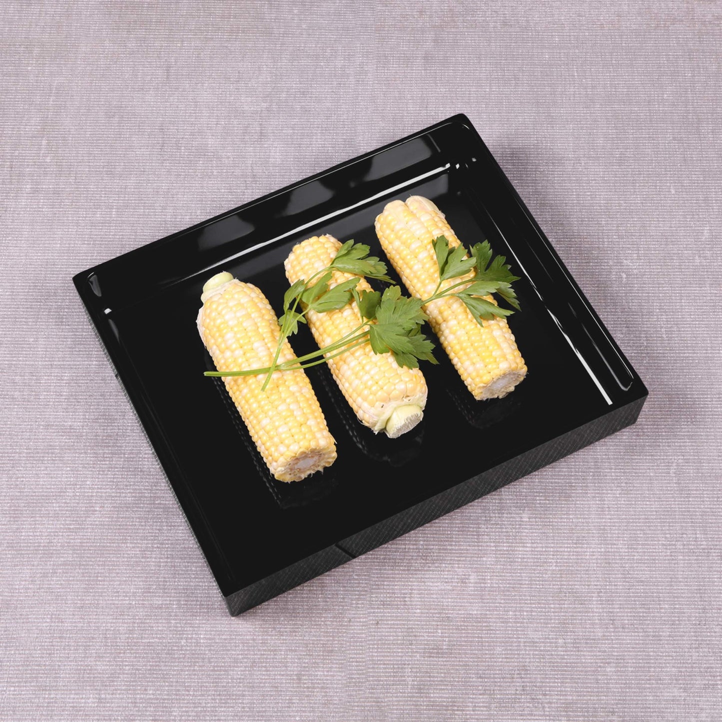 Melamine Rectangular Bin - Black