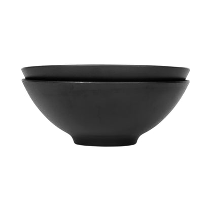 Melamine Round Bowl - Black