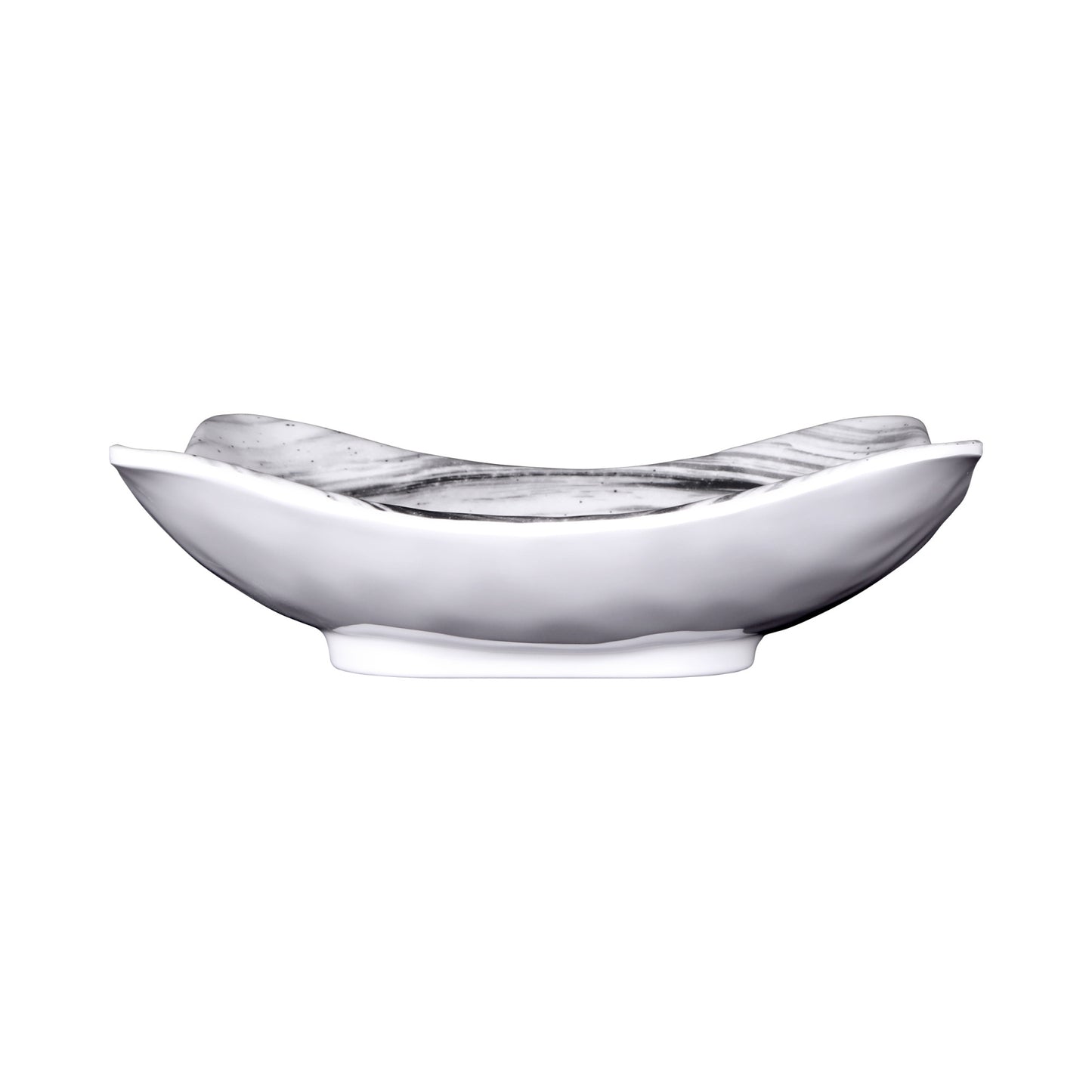 Melamine Square Bowl - Black Design