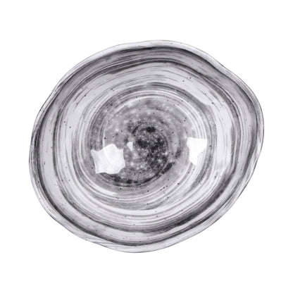Melamine Oval Bowl - Black Design