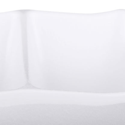 Melamine 3 Compartment Tray - White