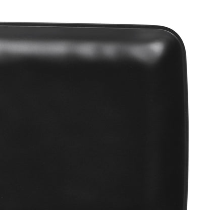 Melamine Rectangular Plate - Black