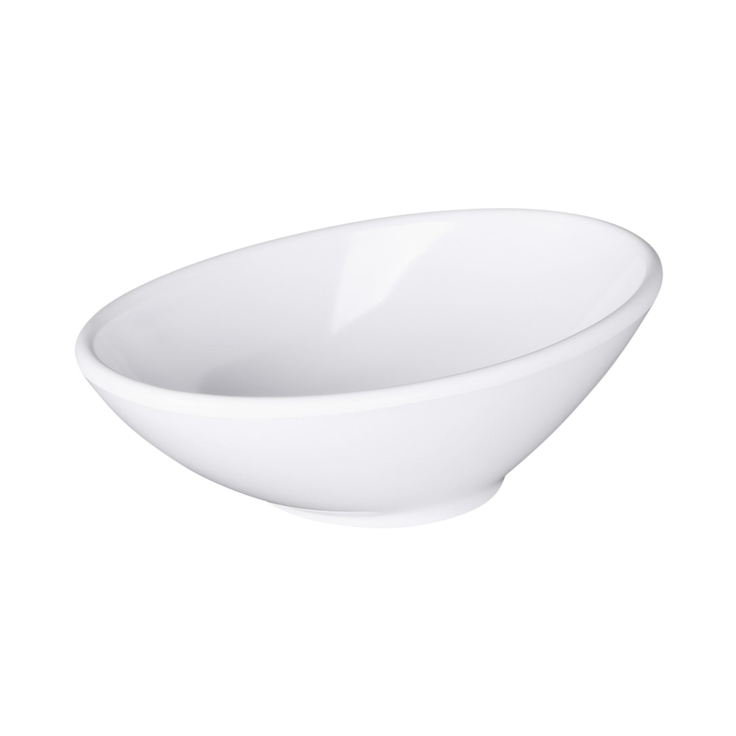 Melamine Oblong Bowl - White