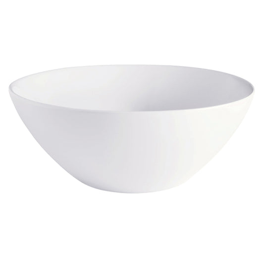 57.5 oz. Bright White Porcelain Salad Bowl, 9" Dia., Corona Actualite (12 Pack)
