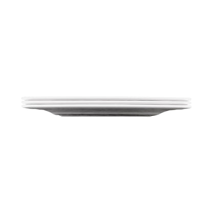 Melamine Square Pebble Plate - White