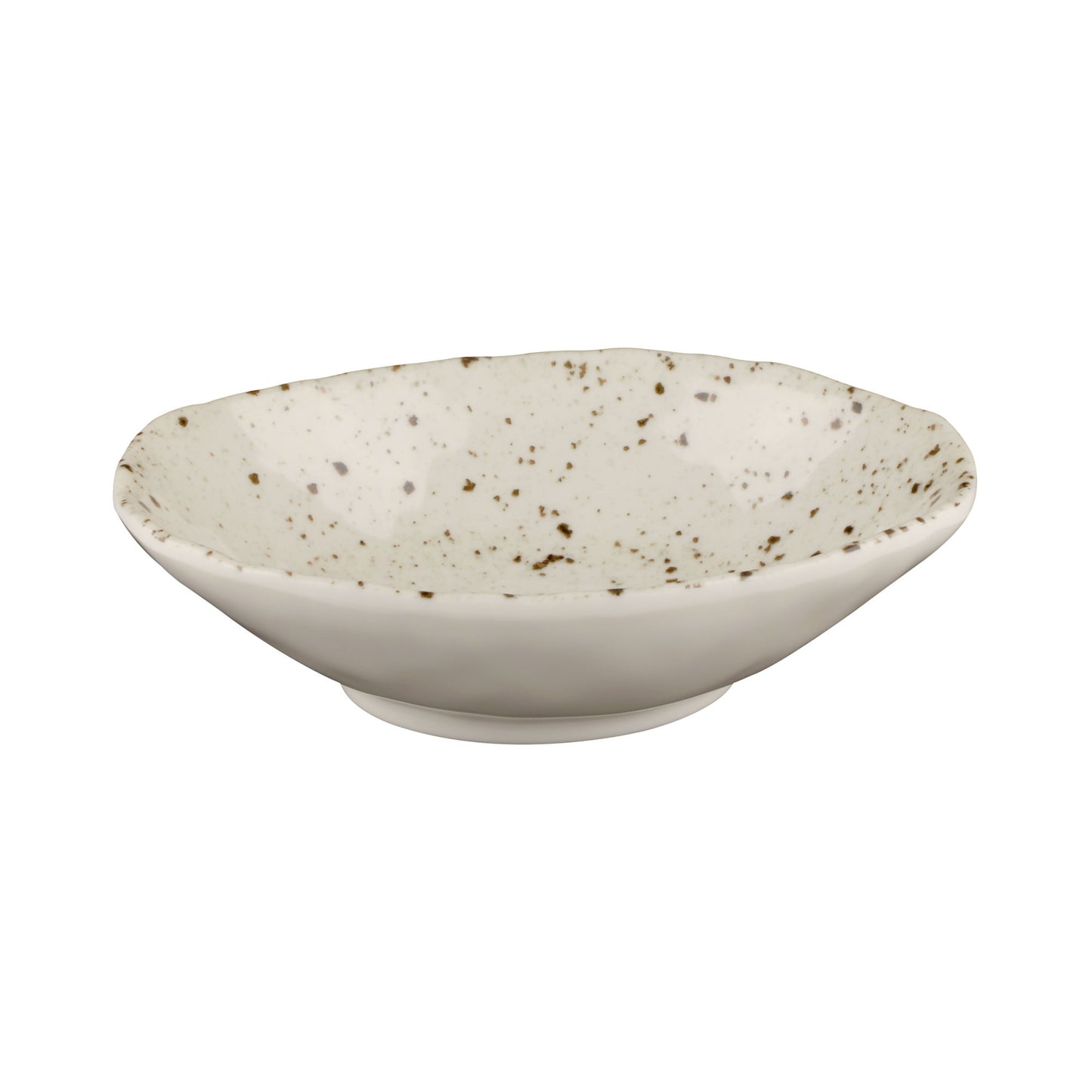 Melamine Oval Bowl - Chocolate Chip