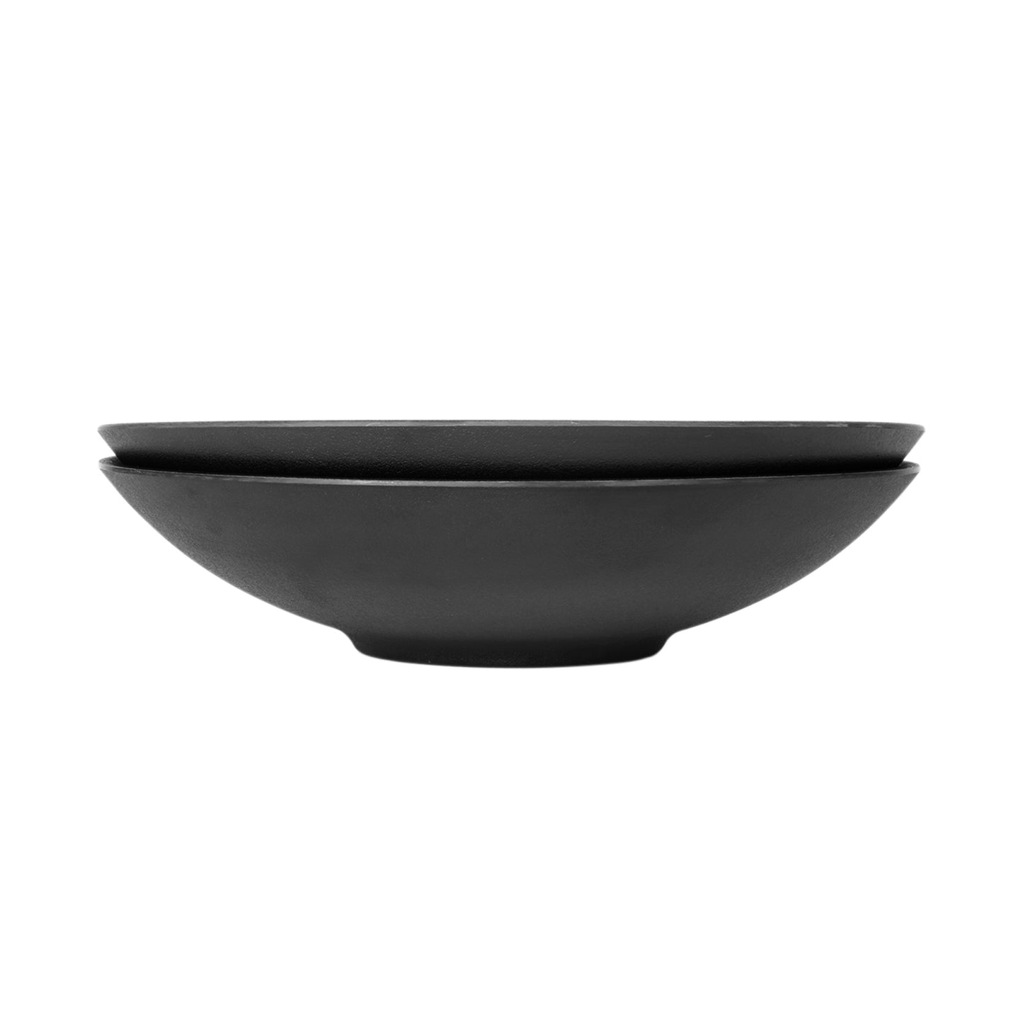Melamine Round Bowl - Black