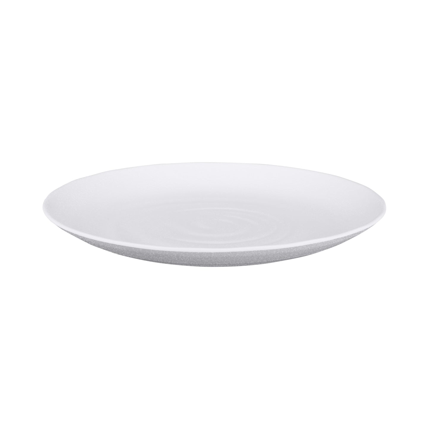Melamine Round Plate - White