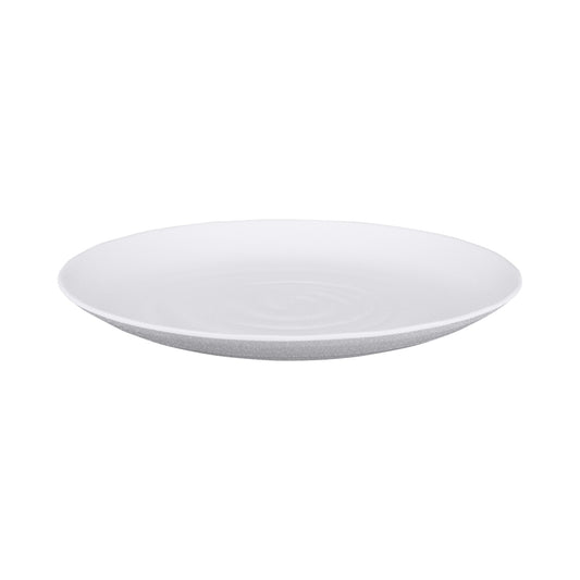Melamine Round Plate - White