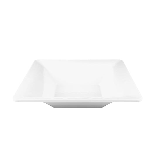 Melamine Square Pebble Serving Bowl - White