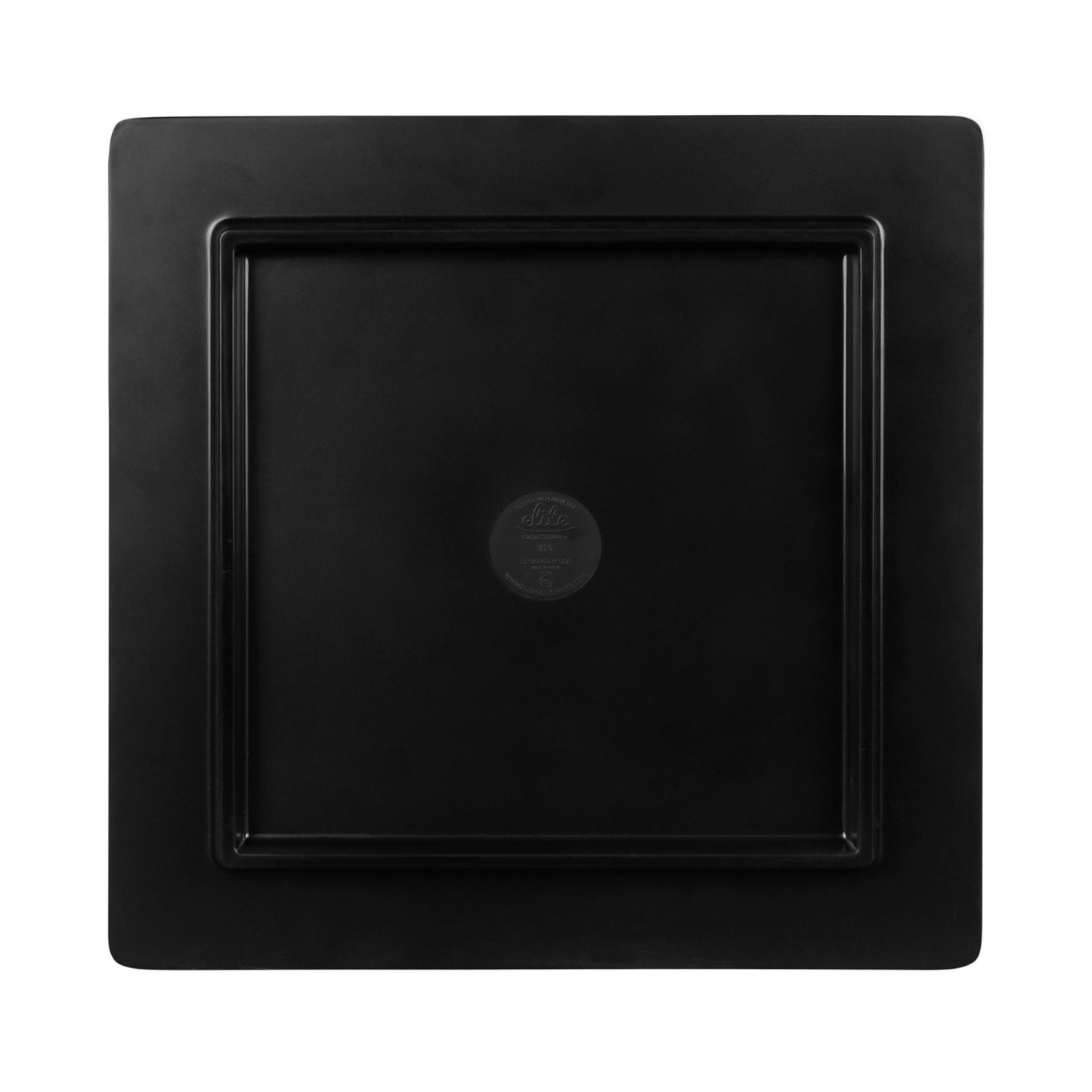 Melamine Square Faux Slate - Black