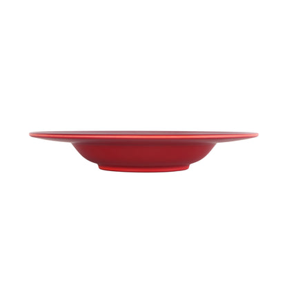 Melamine Round Past/Soup Bowl - Red Glaze