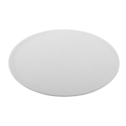 14" Dia. White Round Melamine Display Tray with Screw Hole for Pedestal / Stand (fits CO-1290 Cover, ST-5 Pedestals), G.E.T. Madison Avenue