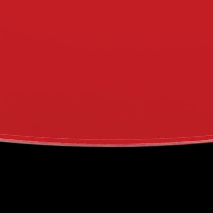 Melamine Square Two-Tone Plate - Black Outside, Red Inside