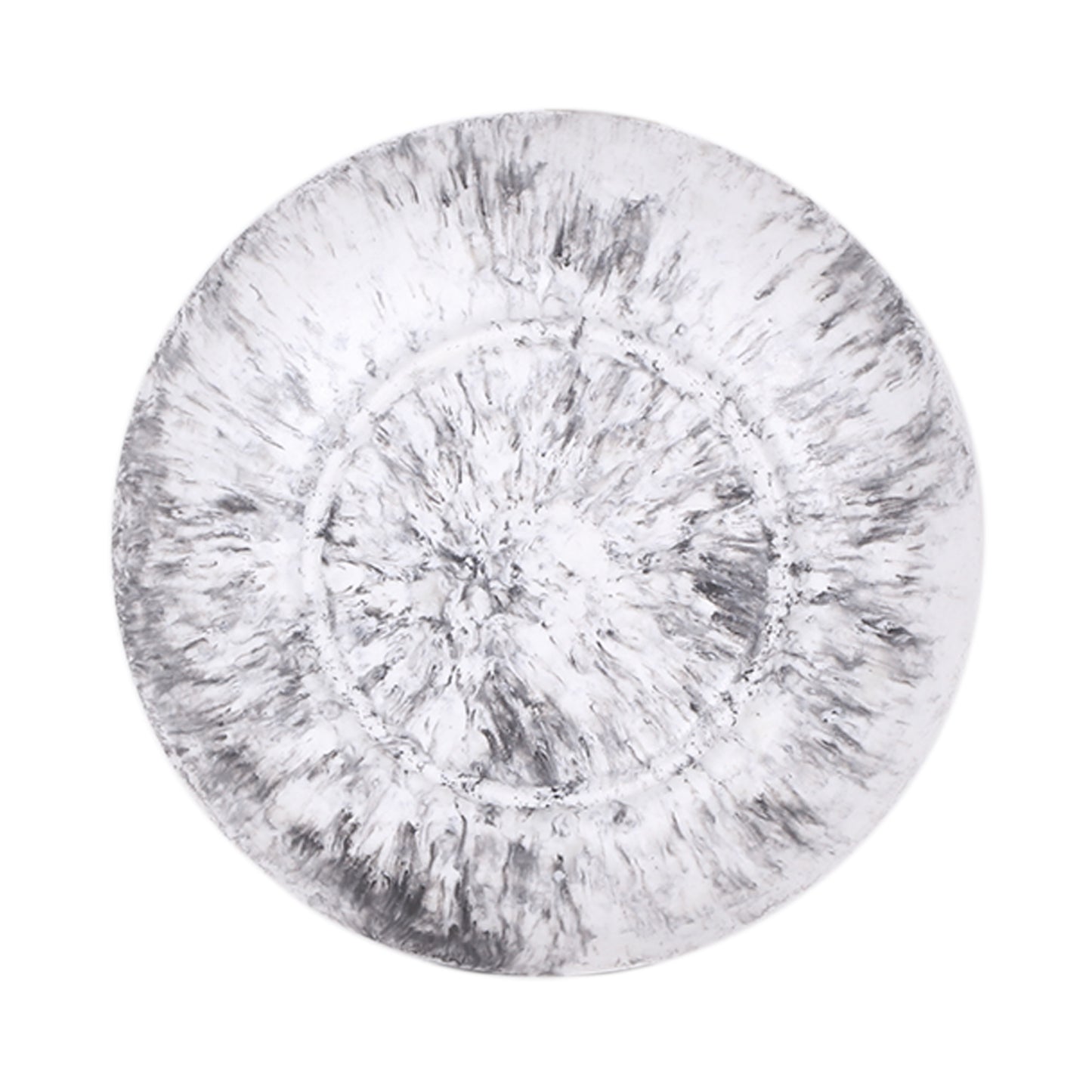 Melamine Round Coupe Bowl - Black Marble