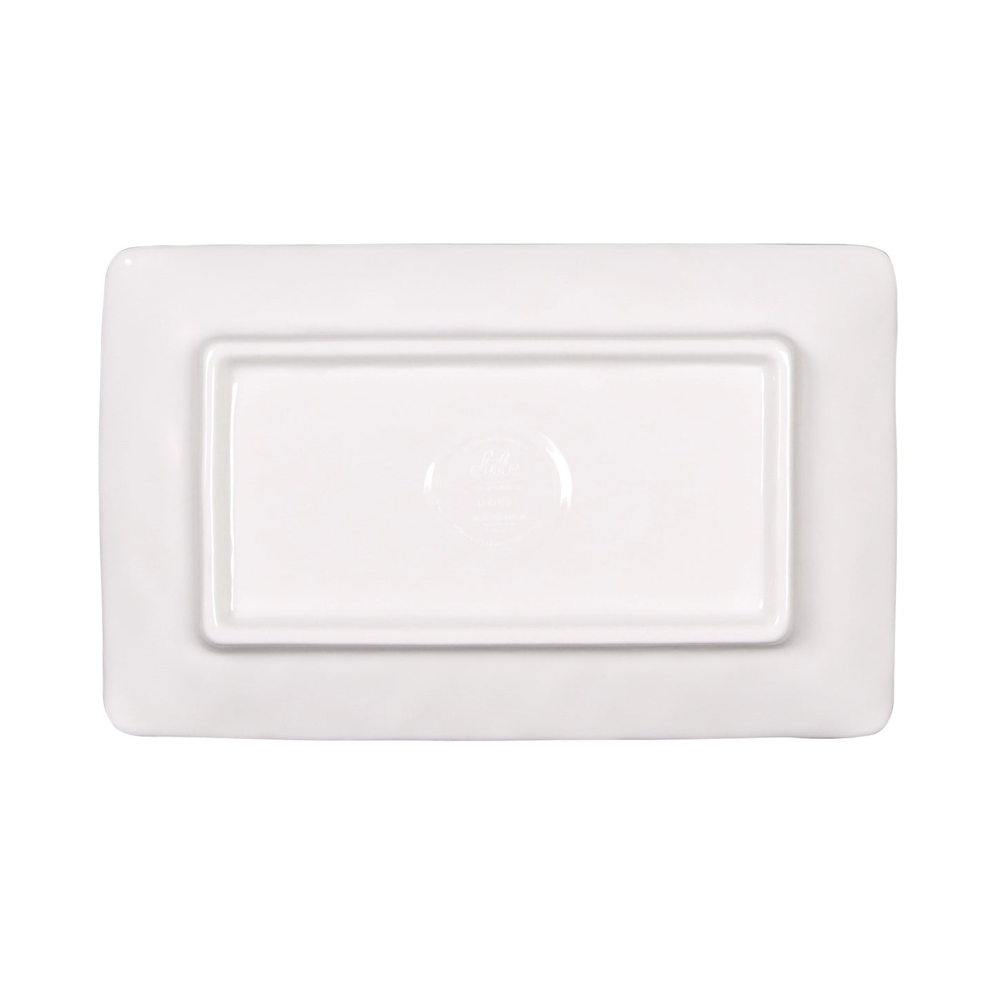 Melamine Rectangular Plate - Taupe Design