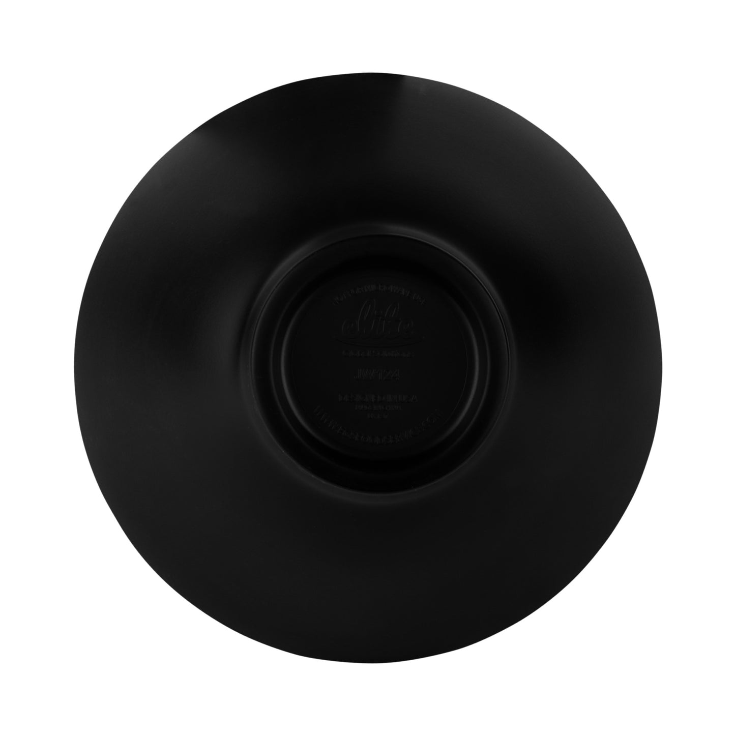Melamine Round Bowl - Black