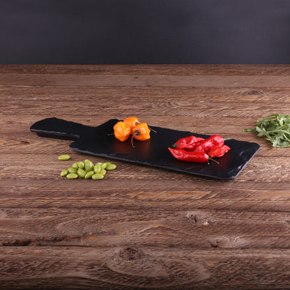 Melamine Rectangular Serving Board - Black Slate