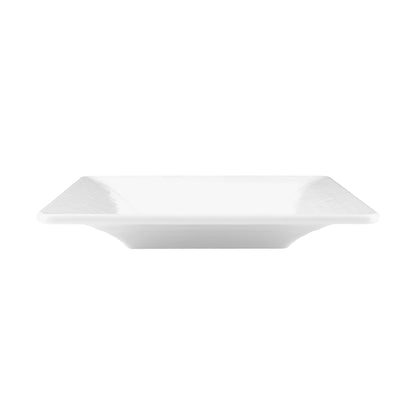 Melamine Square Pebble Bowl - White